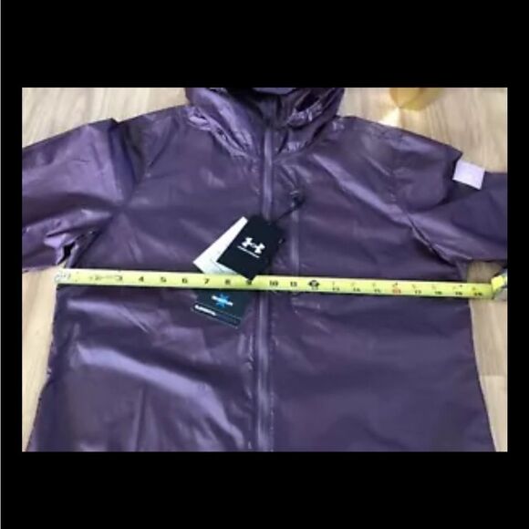 UNDER ARMOUR Storm Pertex Quantum Water Repellent Full Zip Purple Jacket SMALL - Picture 10 of 12